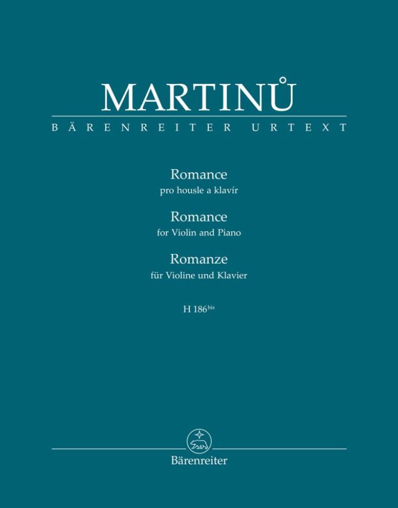 Romance for Violin and Piano H 186bis